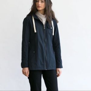 Bridge & Burn Warbler Zip Up Jacket Navy Blue Sz S